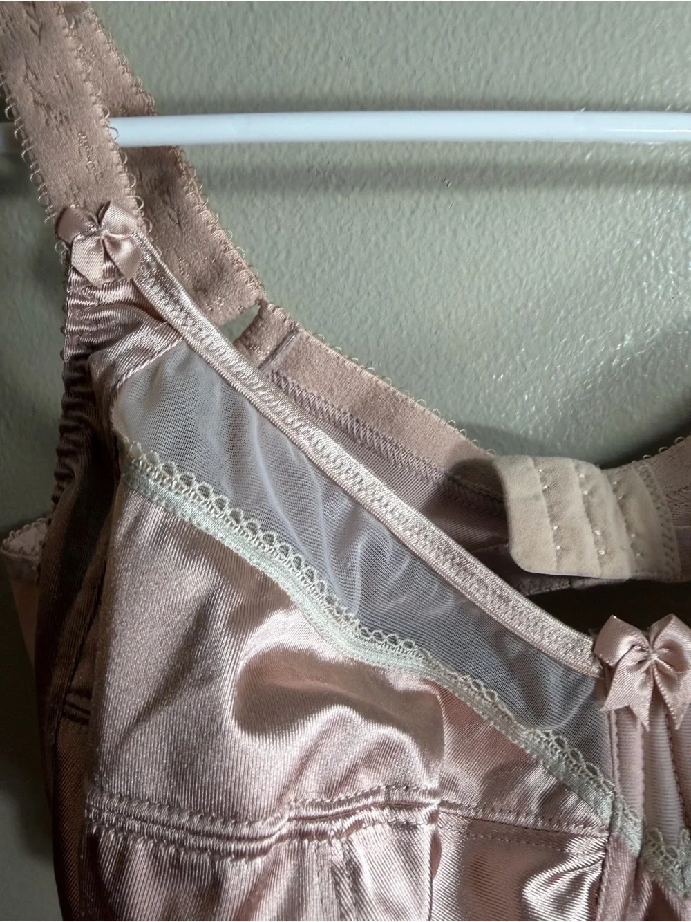 Goddess 36DDD Blush Satin Full Coverage Underwire Bra